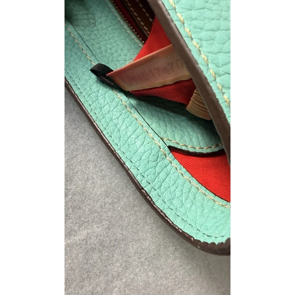Dooney & Bourke Lexington Shopper Pebble Grain Leather Tote Bag Spearmint Green - Picture 14 of 14